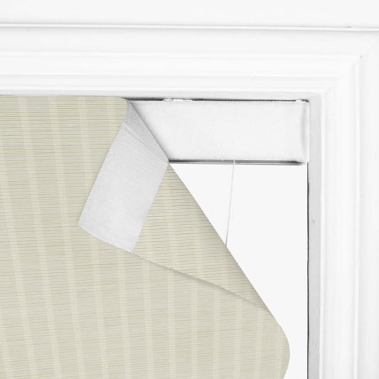 Berissa Natural Style Faux Bamboo Roman Shades: Headrail Detail 1