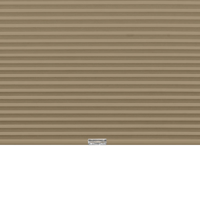 Berissa Classic No Drill Blackout Honeycomb Cellular Shades in a sleek, modern design featuring a neutral hue.