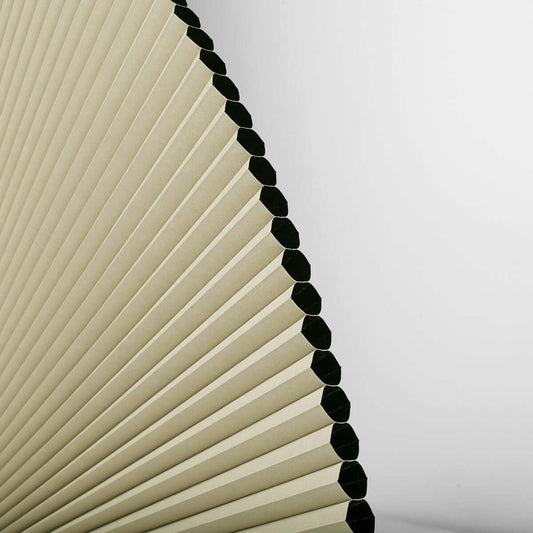 Berissa Convenient Half Circle Cordless No Drill Honeycomb Blinds:
