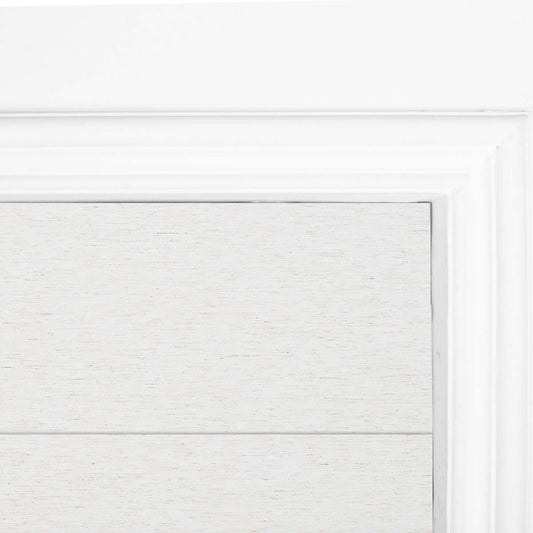 Berissa No Tool No Drill Cordless Blackout Roman Shades: Headrail Detail 1