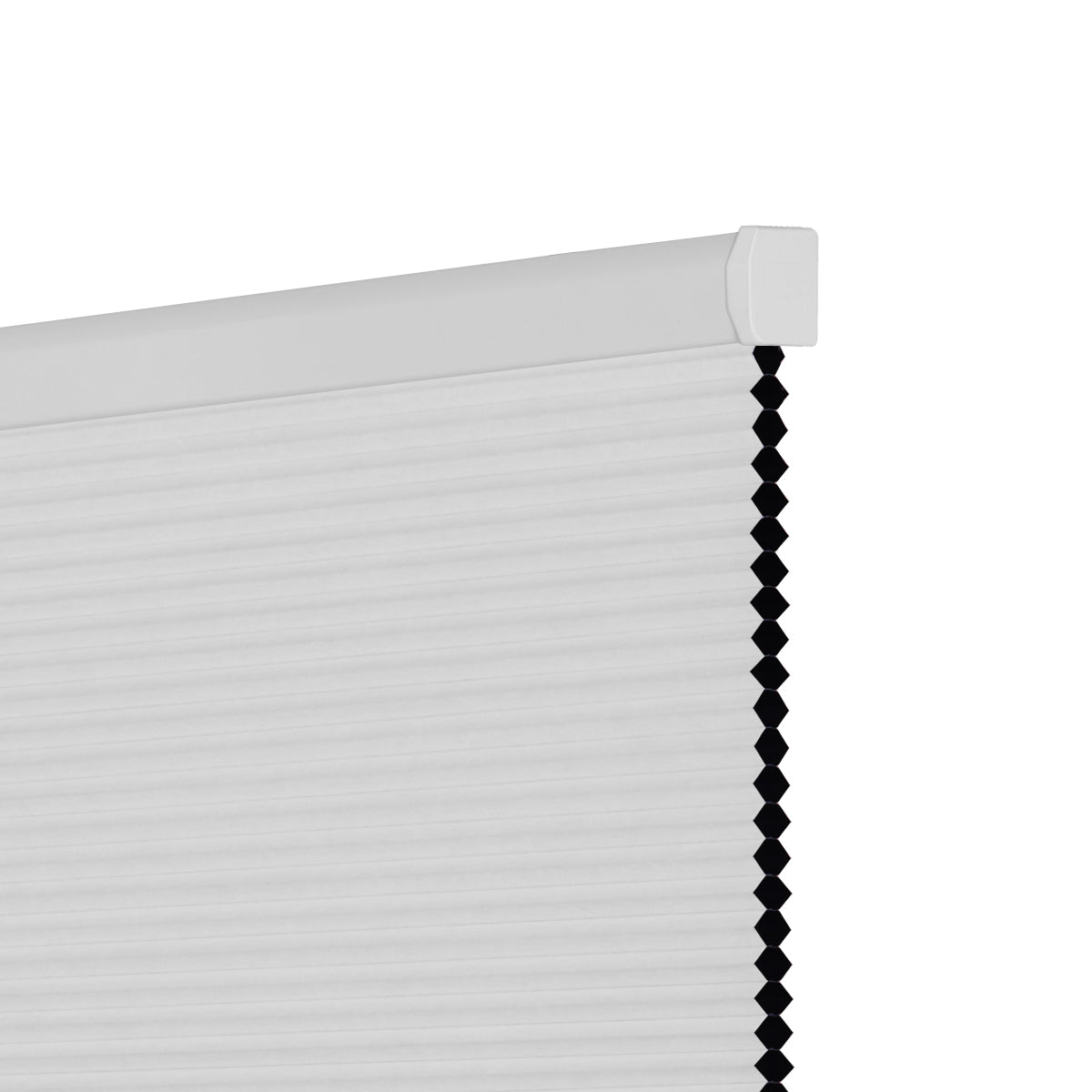 Berissa Cordless Extra Wide Blackout Honeycomb Cellular Shades close-up, showcasing sleek design and blackout feature.