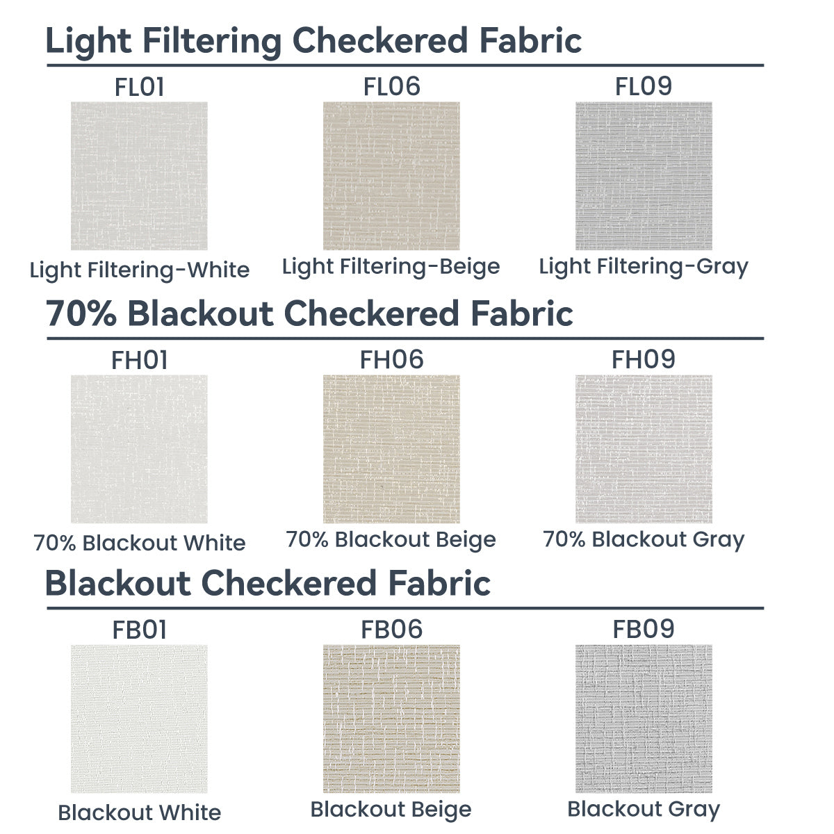 Berissa Roman Shade Fabric Samples
