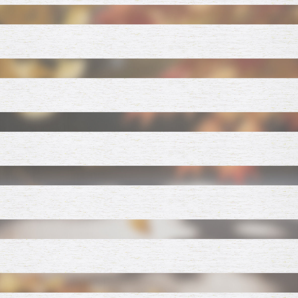 Berissa Wheat Inspired Blackout Free-Stop Zebra Blinds Cordless Child Safe