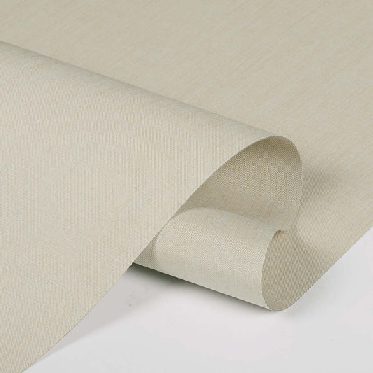 Berissa Double-Sided Crosshatch Linen Blackout Roman Shades: Fabric