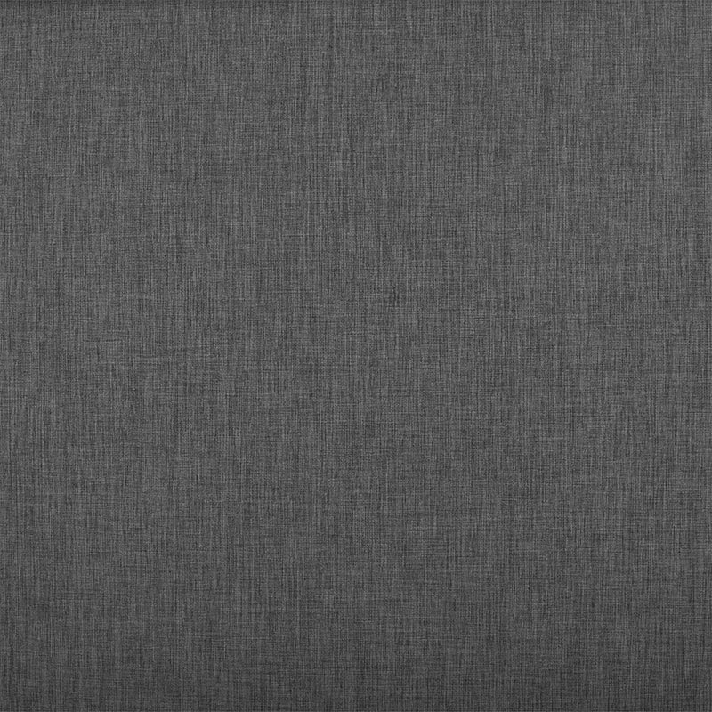 Texture of Berissa Classic Linen Blend Cordless Roller Shades in dark gray fabric.