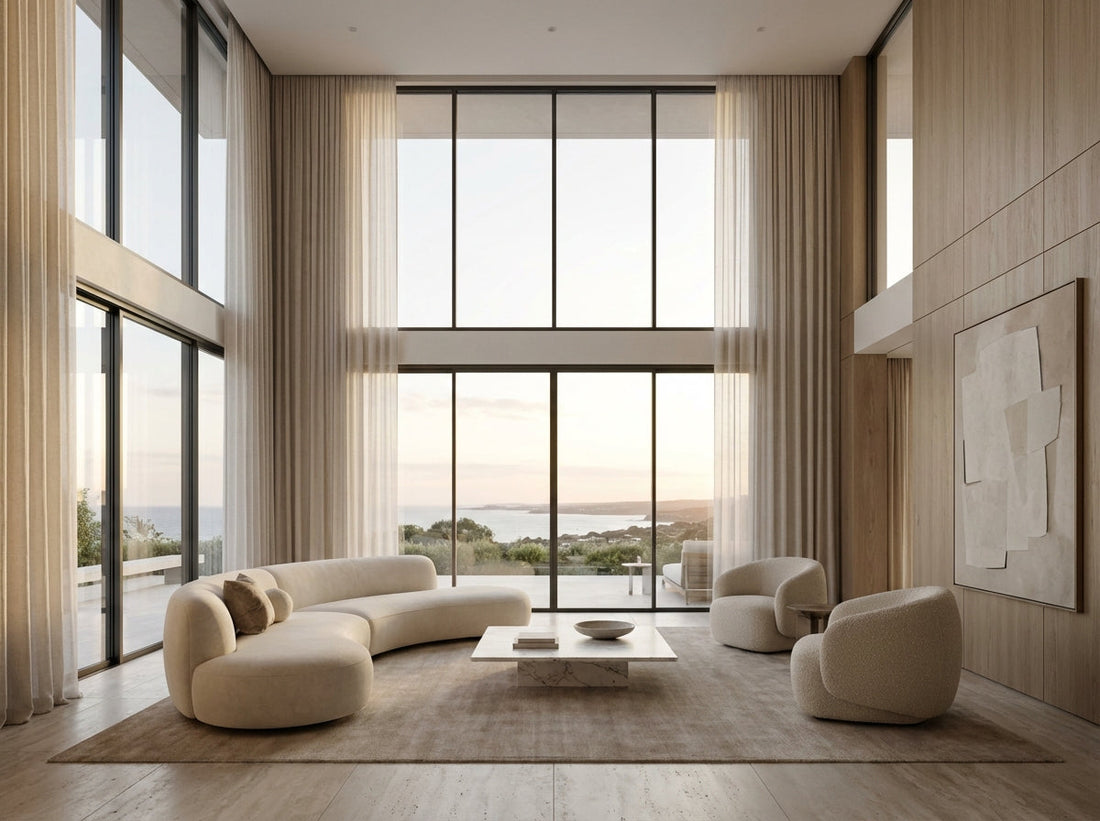 Window Solutions for Large, Multi-Panel Glass Windows and Tall Window Heights