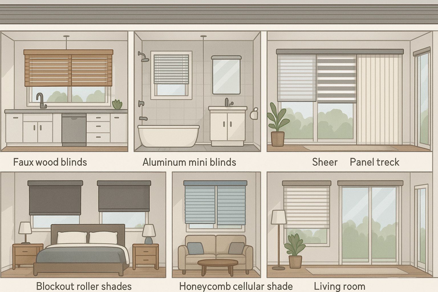 Comparison of blackout and light-filtering fabric samples for curtains showing different opacity levels and light control options