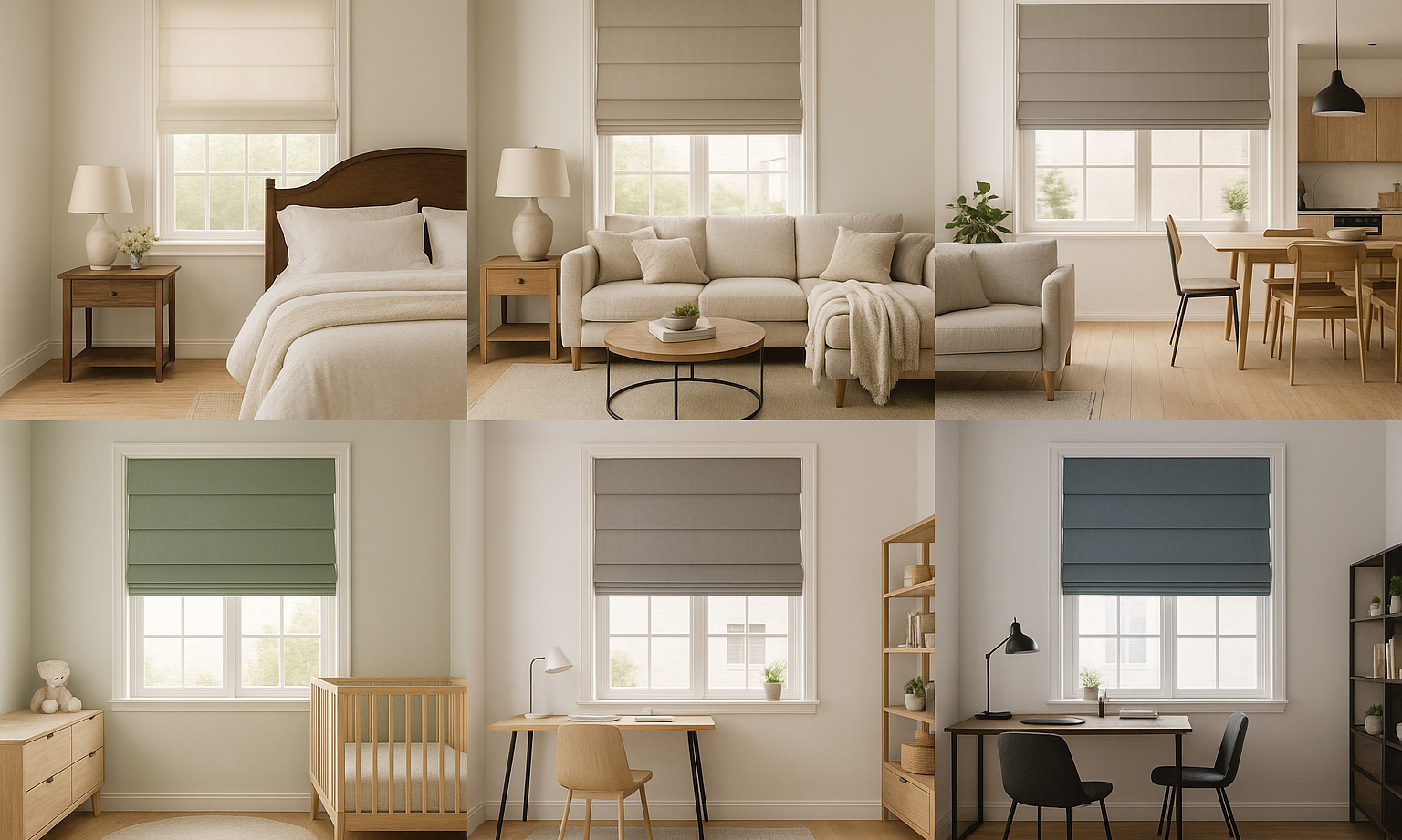 Recommend several most suitable colors for Roman shades