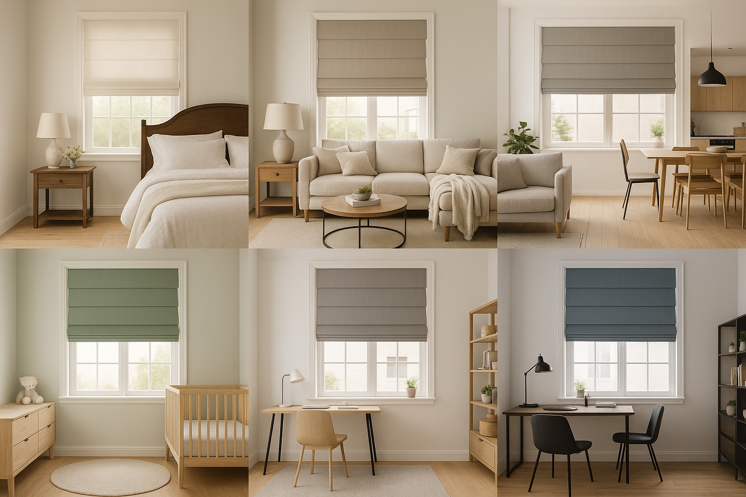 Recommend several most suitable colors for Roman shades