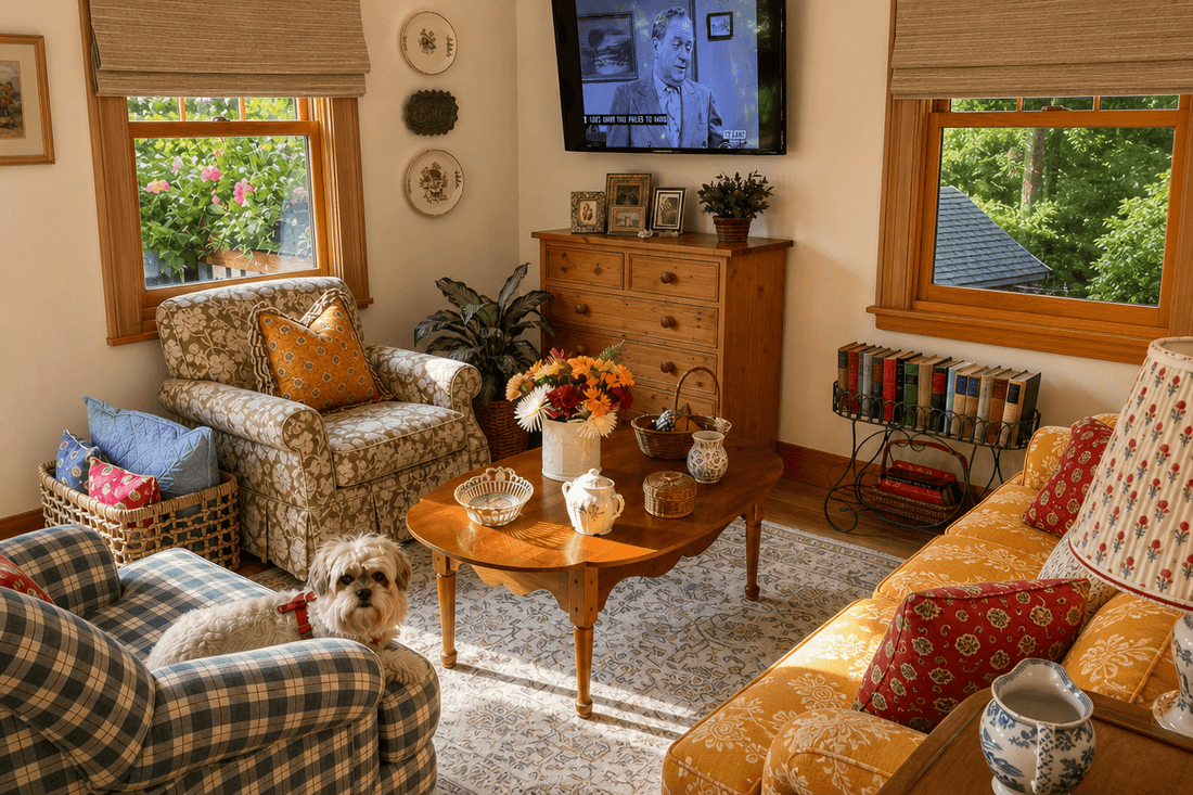 Roman Shades Boast Natural Wood Grain For Elegant Home Style