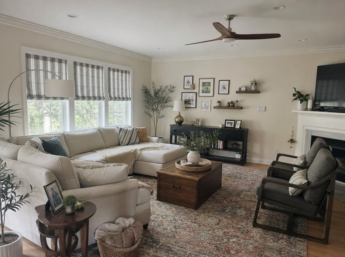 Berissa Neutral Shades Whole Home Coordination Tips