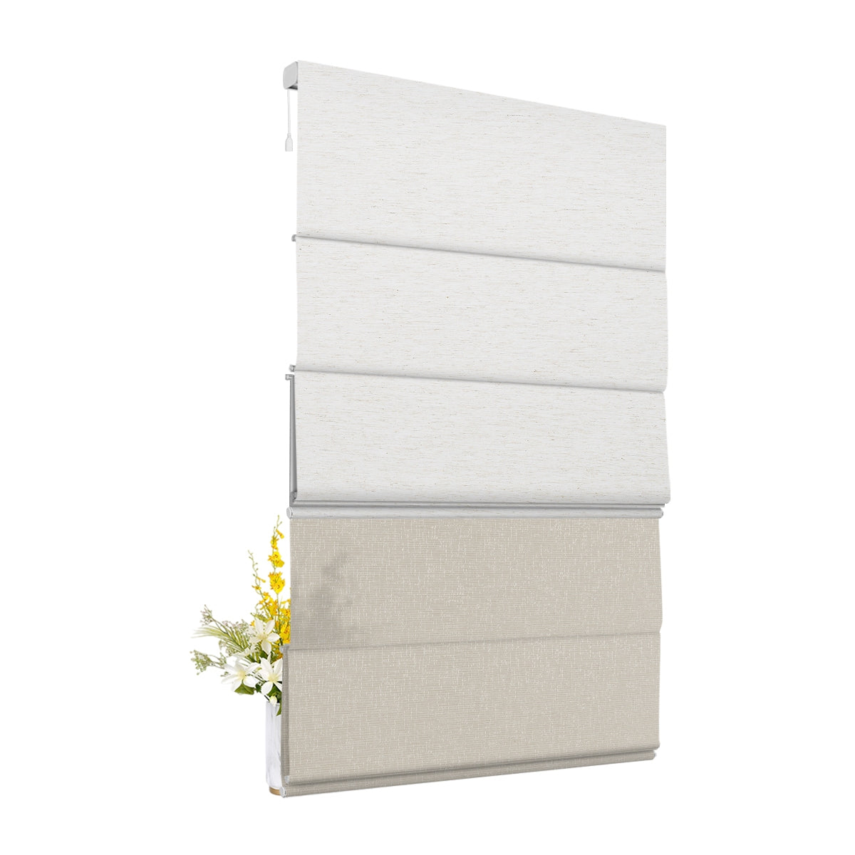 Blackout White+ Light Filtering Beige