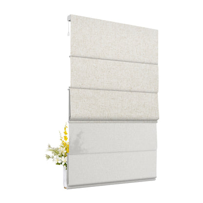 Blackout Beige+ Light Filtering White