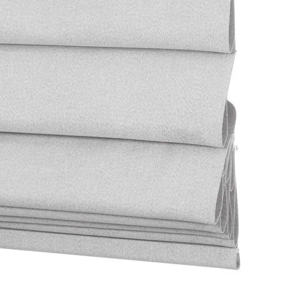 Berissa Custom Blackout Soft Fold Roman Shades Cordless