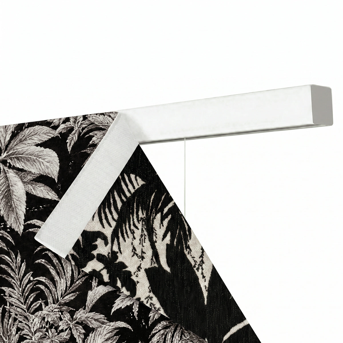 Berissa No-Drill Cordless Blackout Botanical Roman Shade