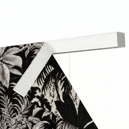Berissa No-Drill Cordless Blackout Botanical Roman Shade