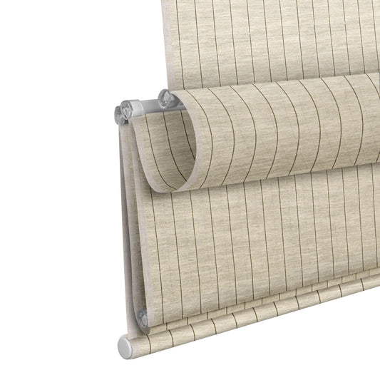 Berissa Natural Woven  Customized Window Cord Light Filtering Roman Shades