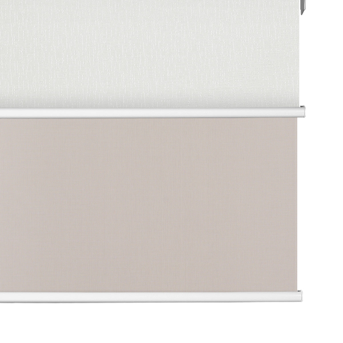 Light Filtering Beige  +Blackout White