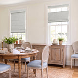 Berissa Charcoal Linen No Tool No Drill TDBU Roman Shades