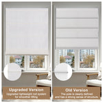 Berissa No Tool Oatmeal Linen Textured Roman Shades: Key Selling Points Showcase