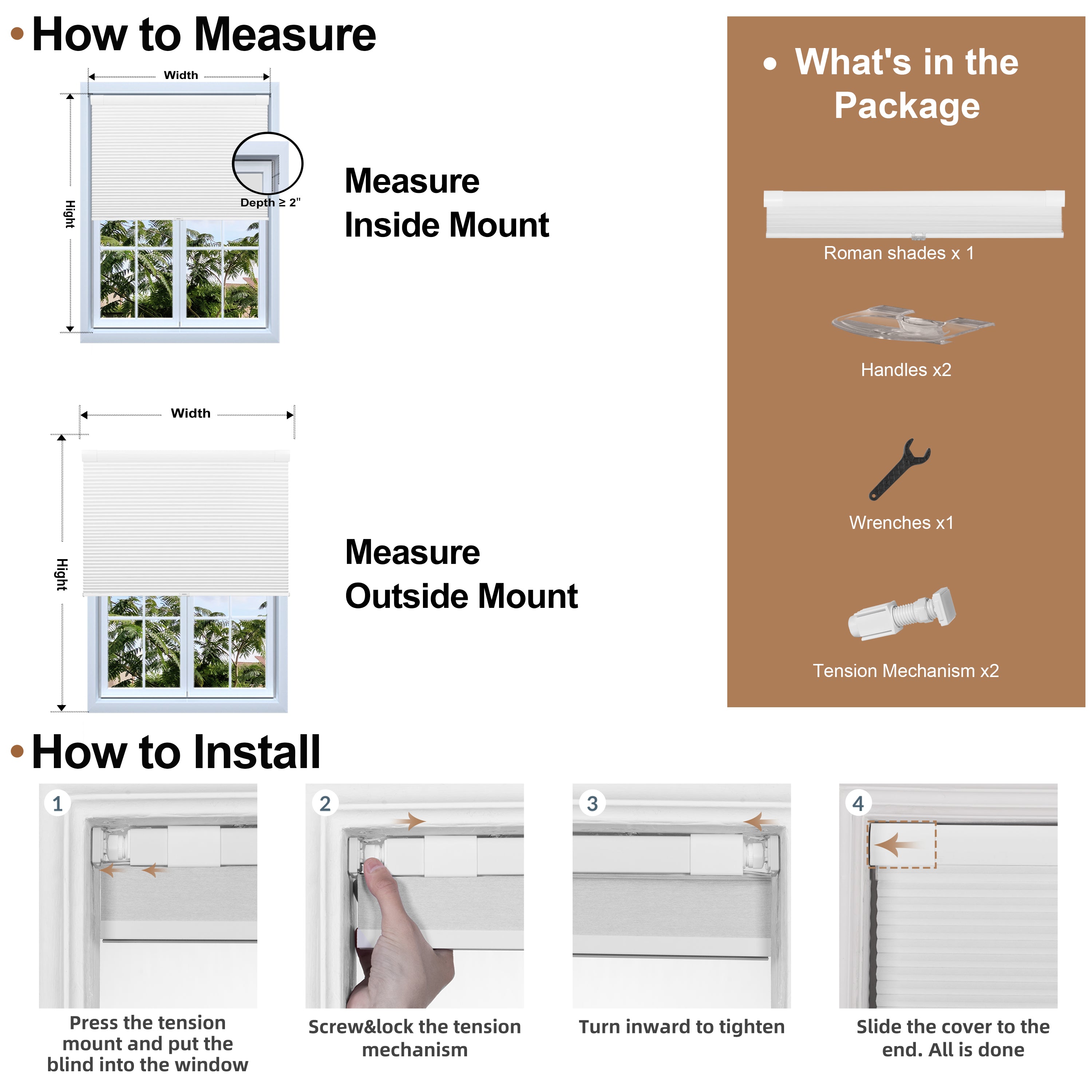 Berissa Shallow Hole Depth Requirements Cellular Shades Children and Pets Safe