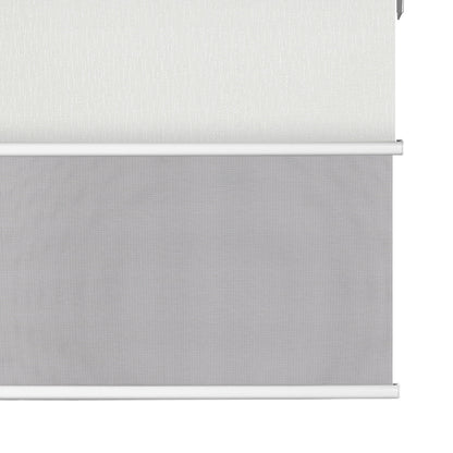 Light Filtering Gray+Blackout White