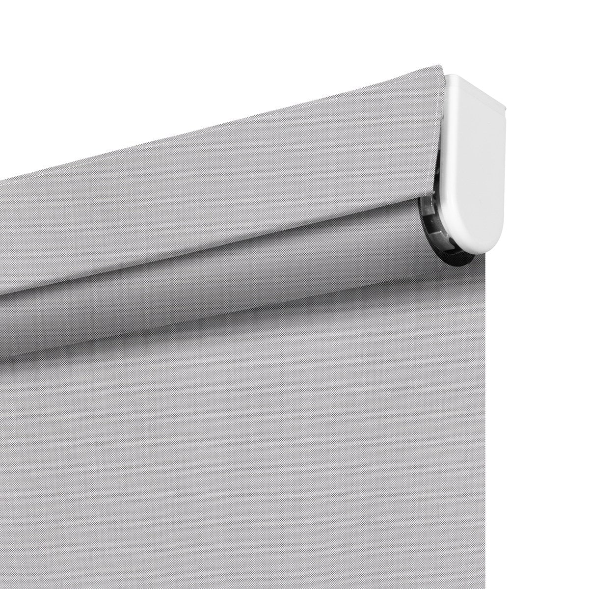 Berissa Privacy With Clear Outside View Sheer Fabric Spring Operated  Roller Blind