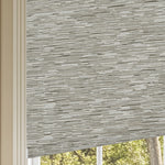 Berissa Full Wrap-around Cassette Valance Roller Shades featuring textured design and seamless installation.