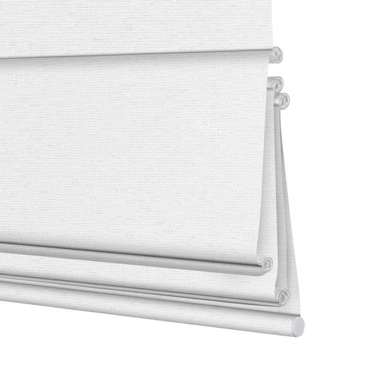 Berissa Custom Flat Fold Roman Shade Cordless