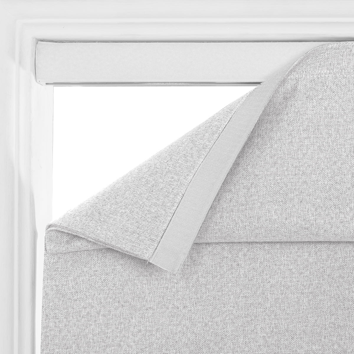 Berissa Custom Blackout Soft Fold Roman Shades Cordless