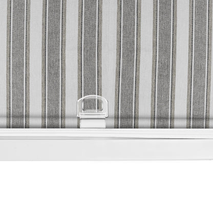 Berissa Candy Square Stripe Custom Roman Shades