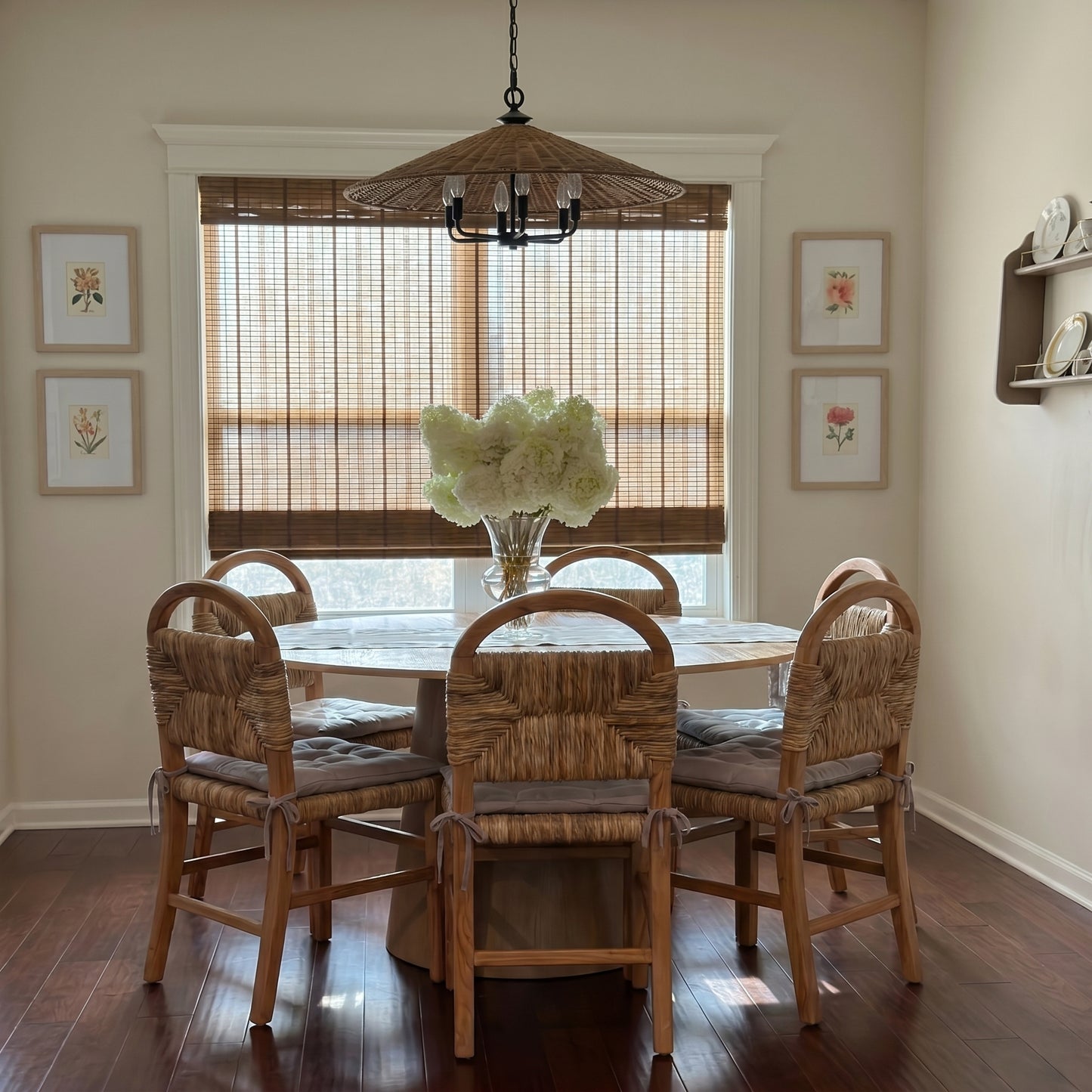 Berissa Sunwoven Natural Bamboo Roman Shade: Practical Application of Shades