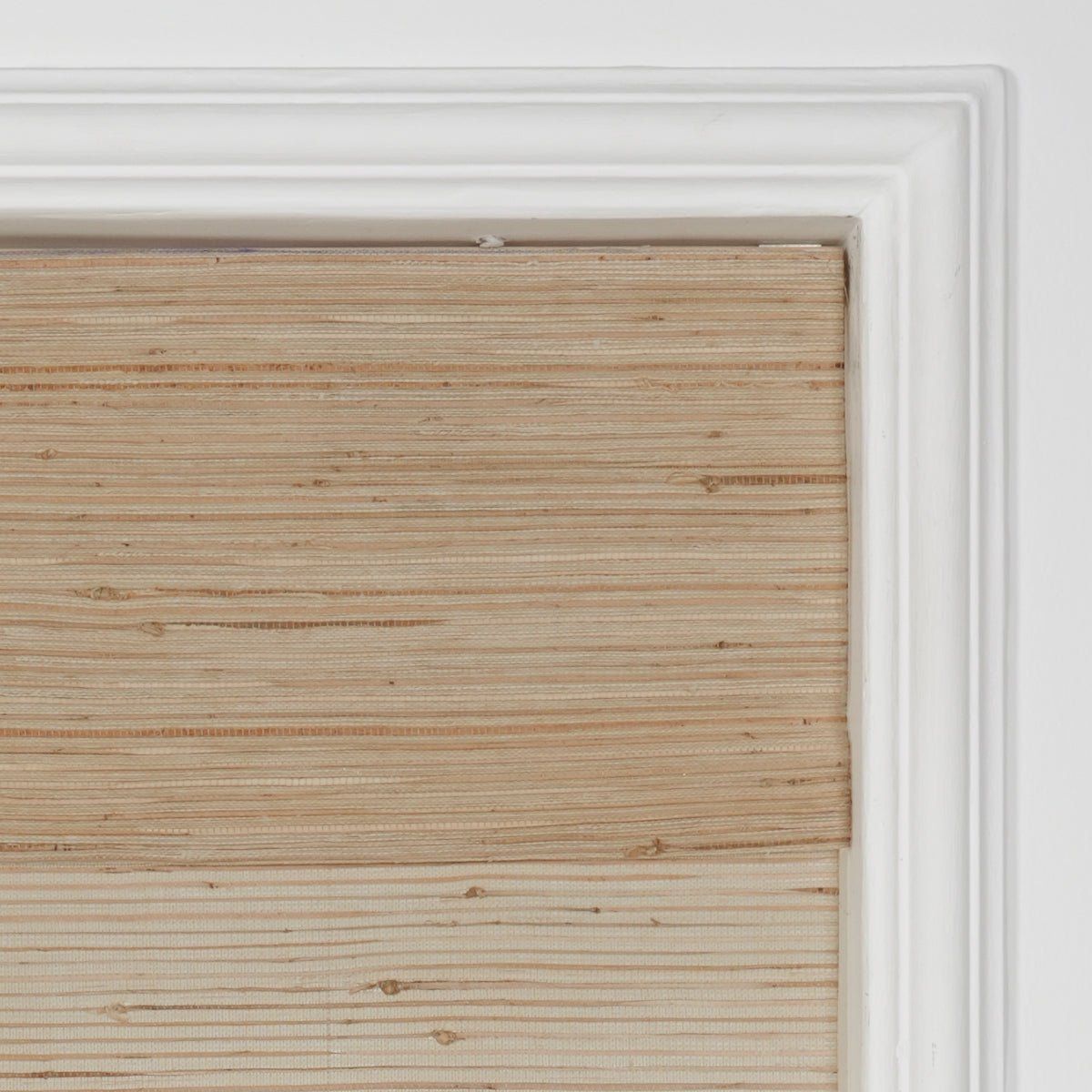 Berissa Natural Soft Glow Woven Bamboo Roman Shade