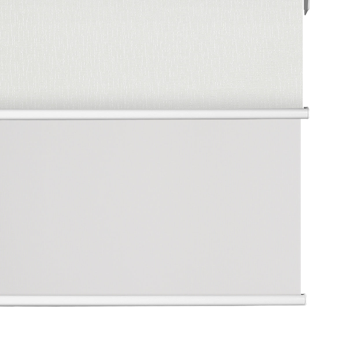Berissa Cordless Double-Layered Reverse Roll Roller Shades with Valance