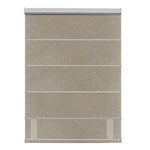 Berissa Classic Linen Glow Roman Shades Cordless Child Safe: Rear View