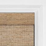 Berissa Sunwoven Natural Bamboo Roman Shade: Headrail Detail 1