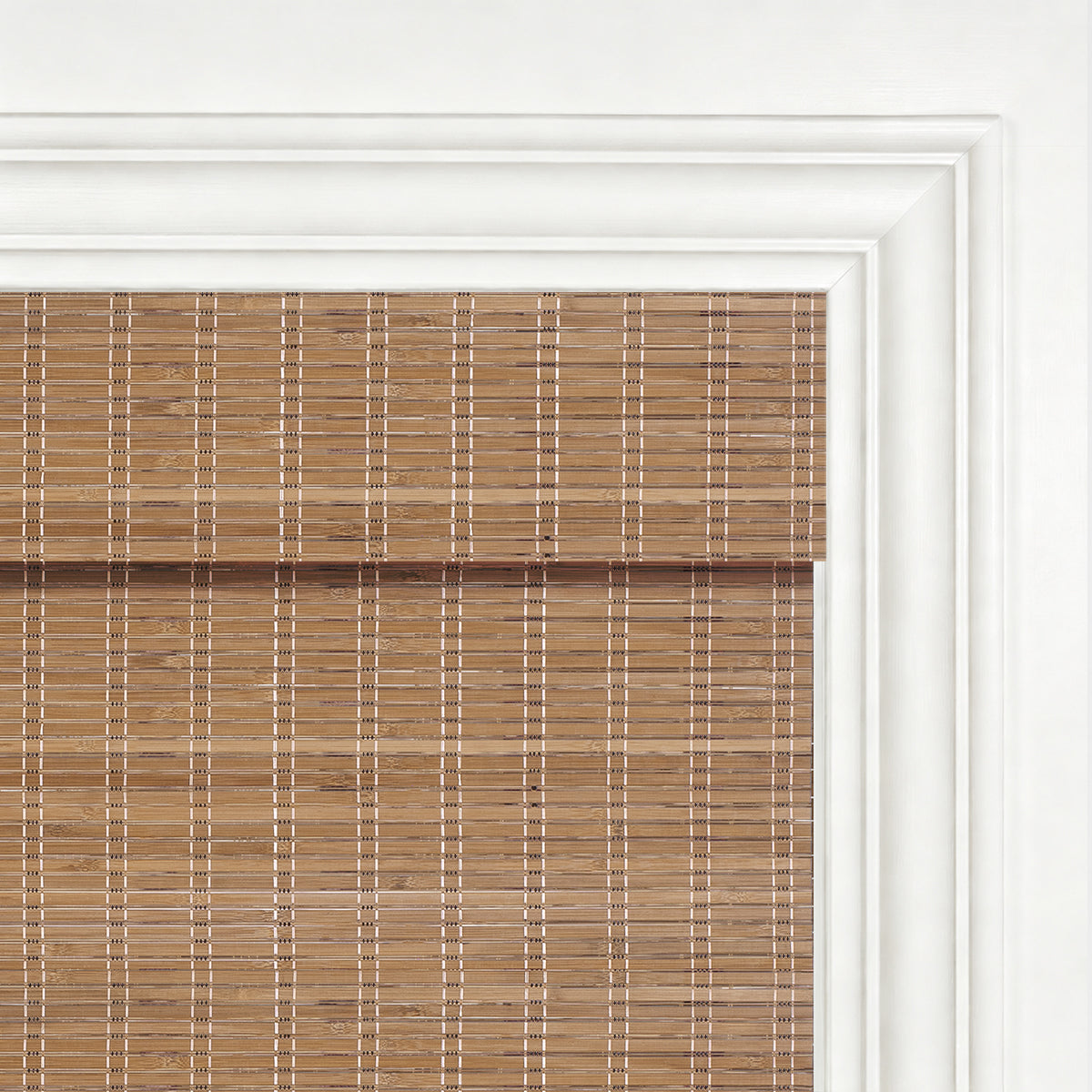 Berissa Cordless Warm Light Filtering Handcrafted Texture Bamboo Shades