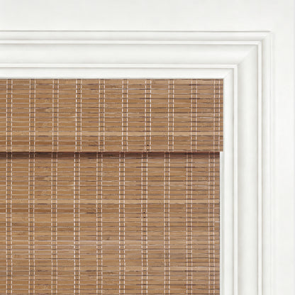 Berissa Cordless Warm Light Filtering Handcrafted Texture Bamboo Shades