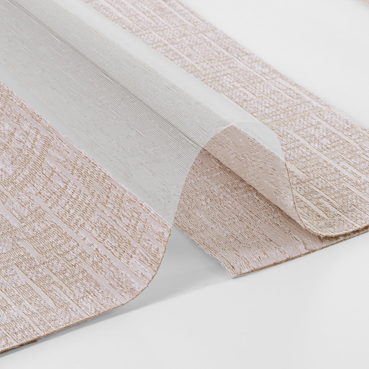 Berissa No Drill Removable Valance Dusty Rose Zebra Shades