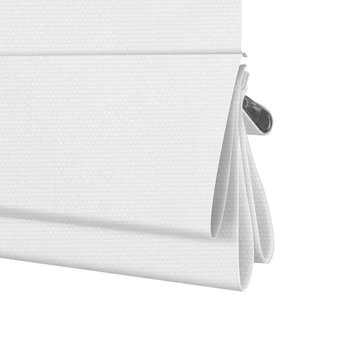 Berissa Pure Soft Waffle Texture Blackout Roman Shade Cordless Child Safe close-up detail