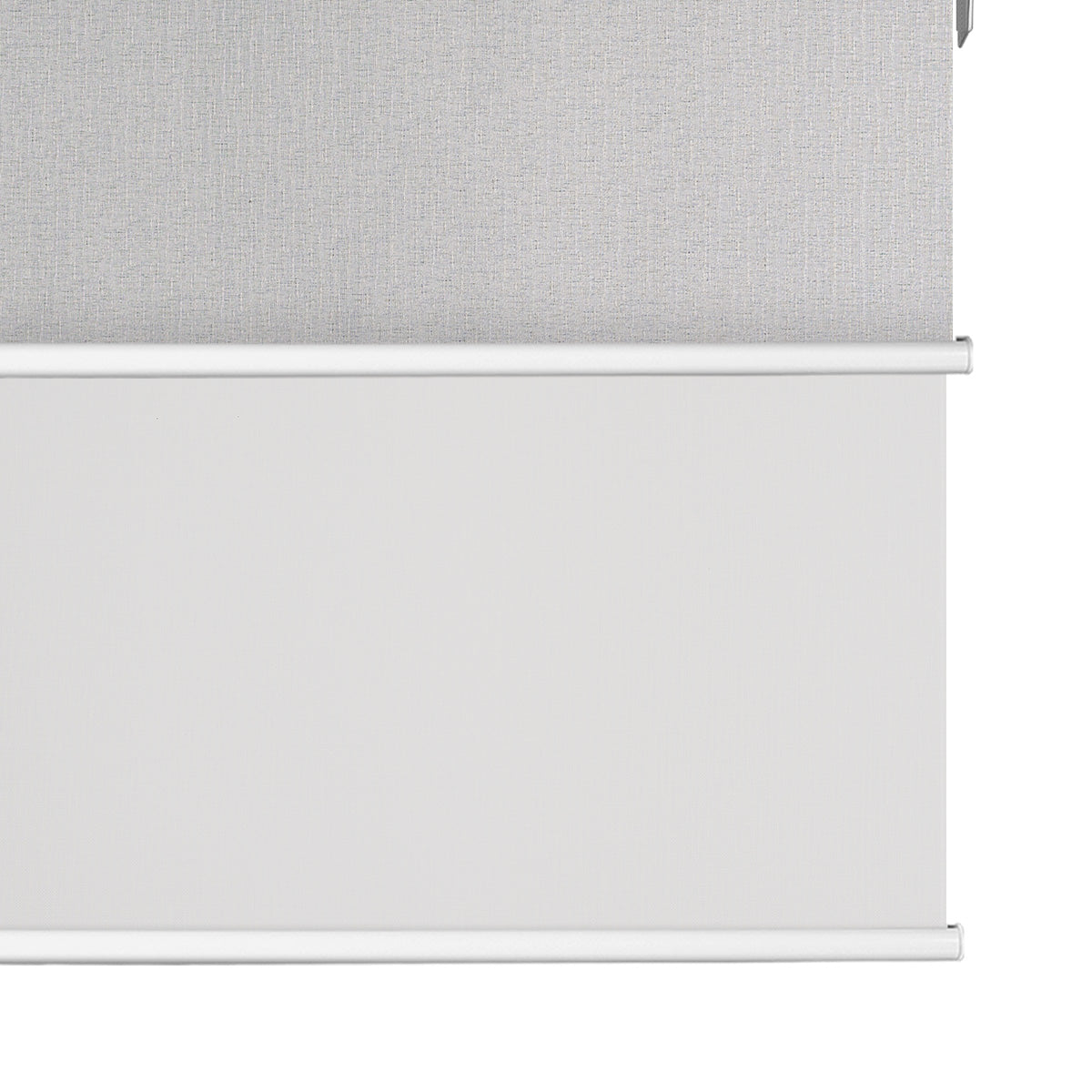 Light Filtering White+Blackout Grayish White