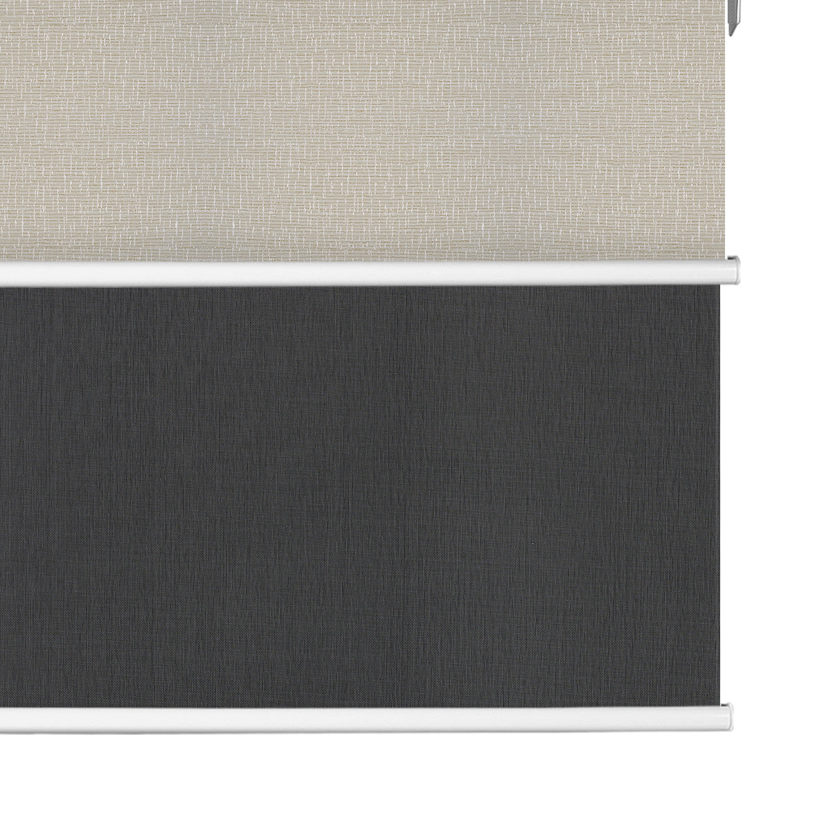 Light Filtering Black+Blackout Beige