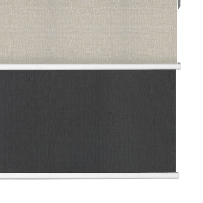 Light Filtering Black+Blackout Beige