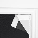 Berissa Timeless Cord Textured Blackout Jacquard Roman Shades: Headrail Detail 1