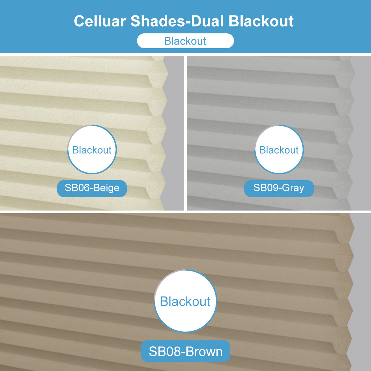 Berissa Cellular Shades Fabric Samples