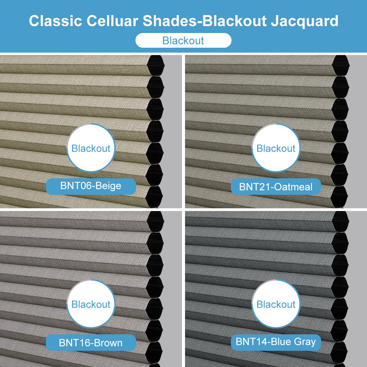 Berissa Cellular Shades Fabric Samples