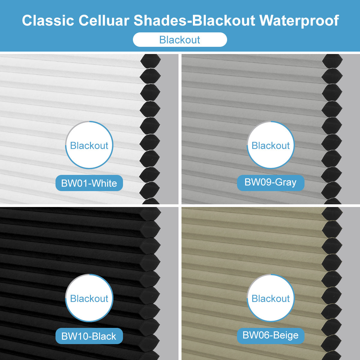 Berissa Cellular Shades Fabric Samples