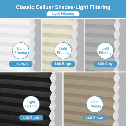 Berissa Cellular Shades Fabric Samples