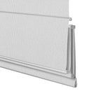 Berissa Classic Roman Shades Cordless Child Safe close-up view, showcasing high-quality natural woven fibers.