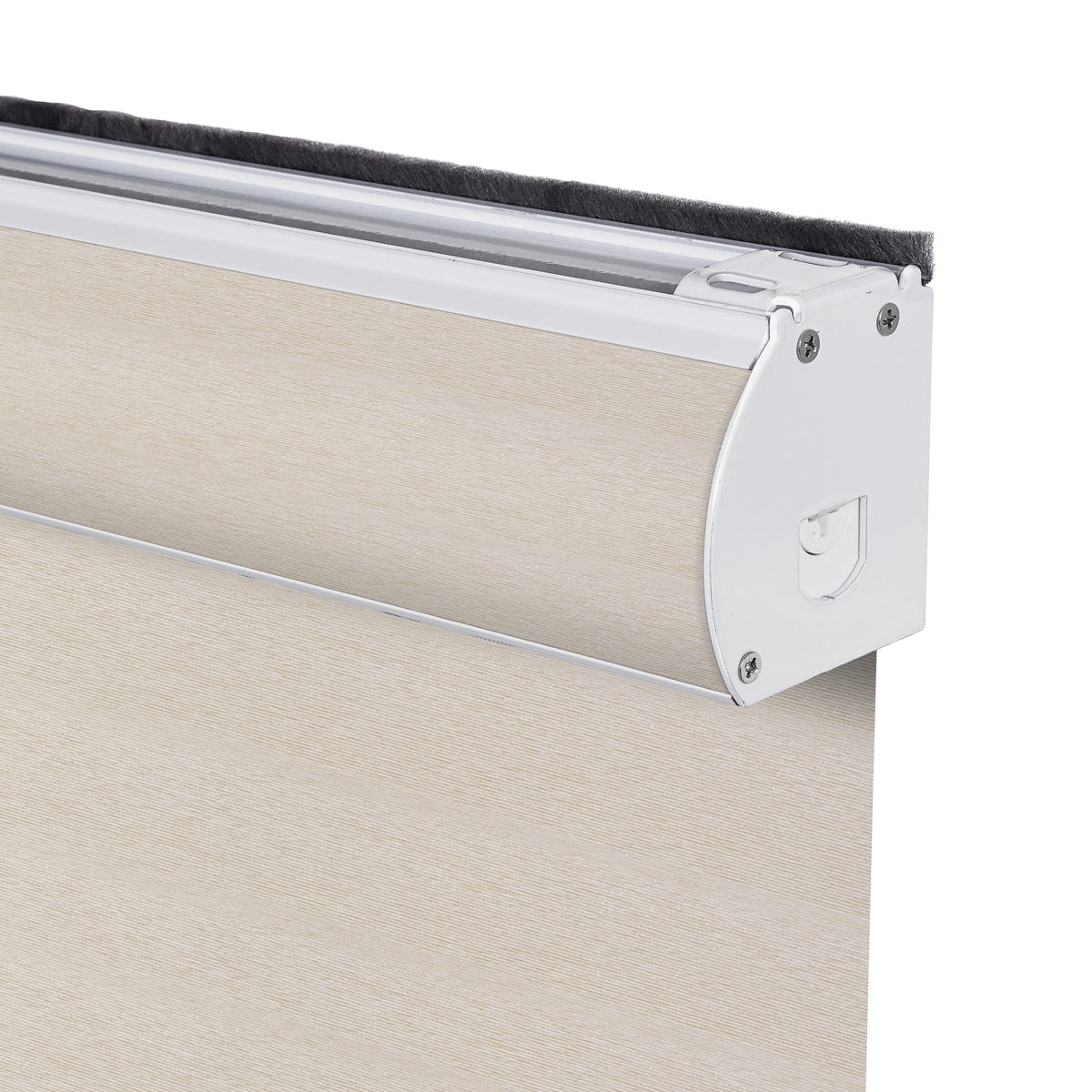 Berissa Custom Size Modern Day and Night Zebra Blinds: Headrail Detail 1